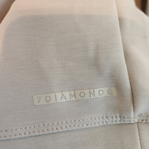7 Diamonds Rev Beige Men's Hoodie Sweatshirt, Size L - Picture 6 of 7